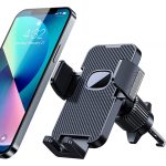 MOBILTELEFON TARTÓ AUTÓBA 360°-BAN FORGATHATÓ KATONAI OSZTÁLYÚ HOROGKAPOCCSAL -SZÜRKE